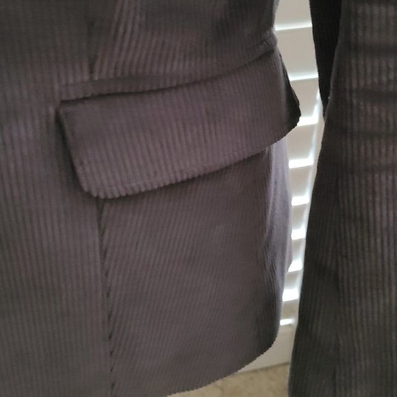 Grey Corduroy Skirt and Jacket Set - Picture 3 of 13